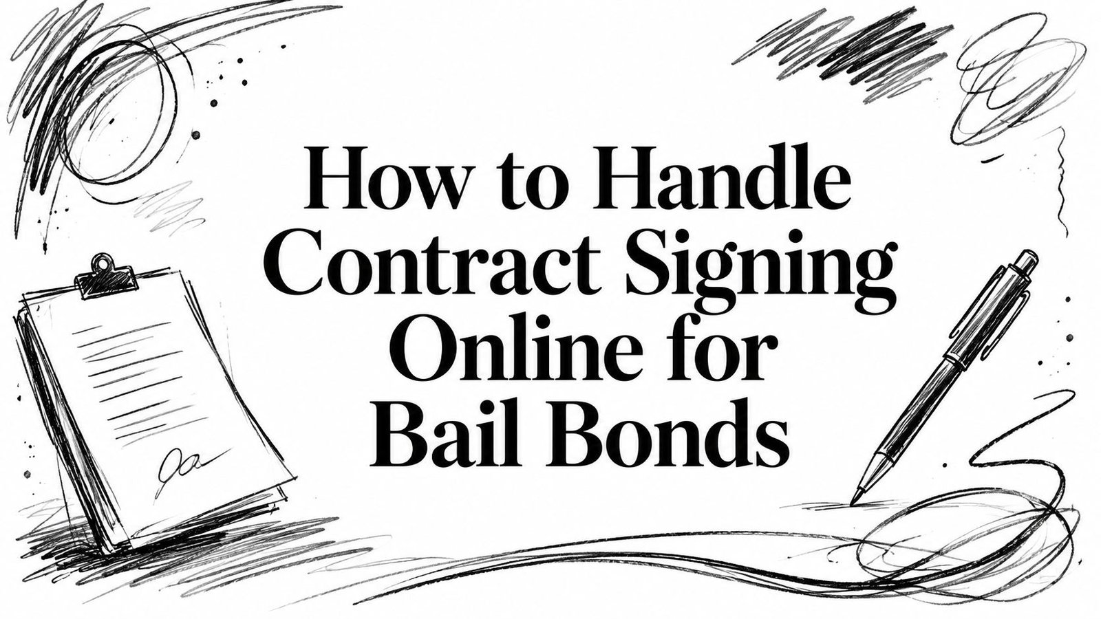 How to Handle Contract Signing Online for Bail Bonds