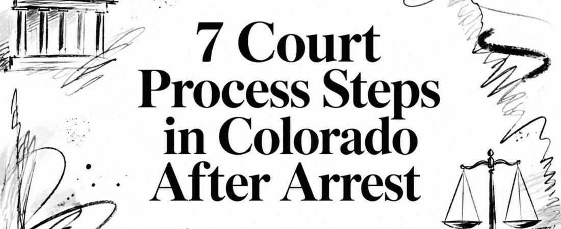 7 Court Process Steps in Colorado After Arrest