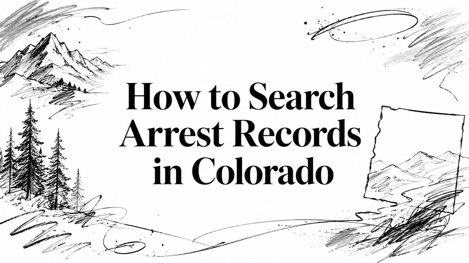How to Search Arrest Records in Colorado