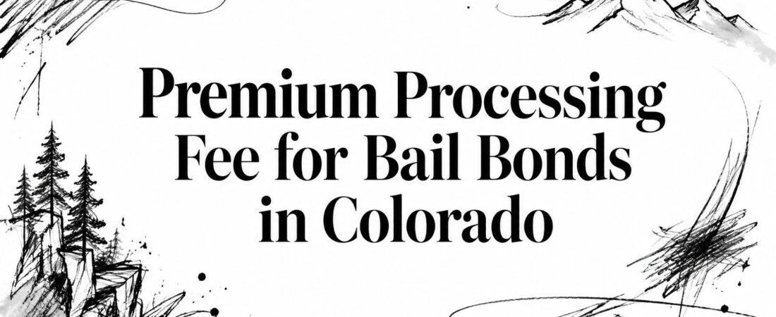 Premium Processing Fee for Bail Bonds in Colorado