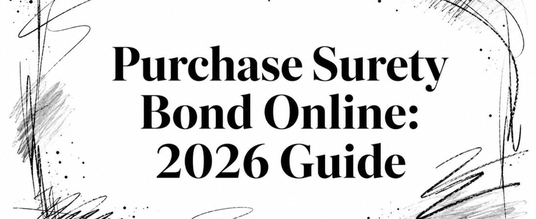 Purchase Surety Bond Online: 2026 Guide