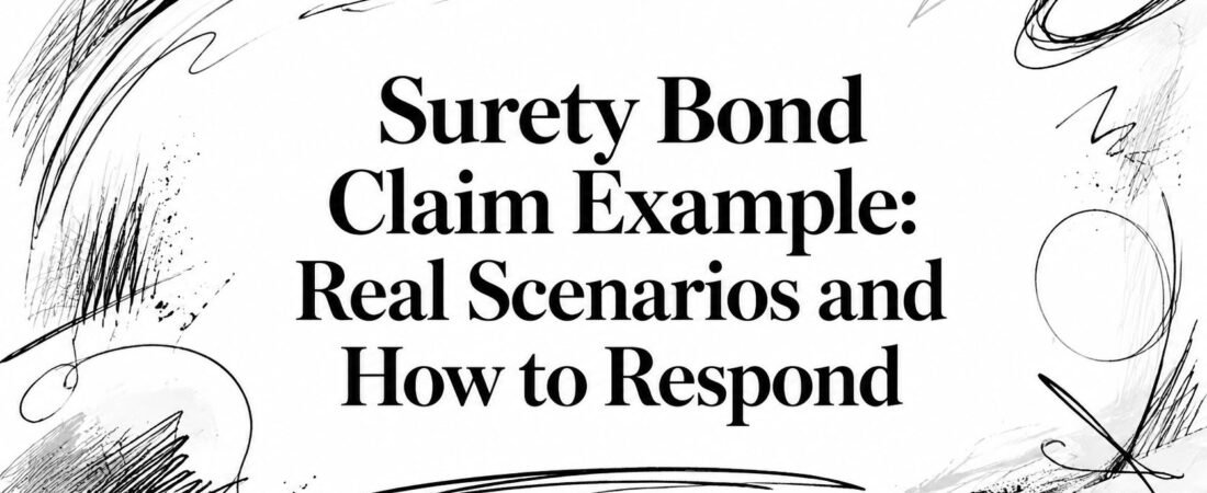 Surety Bond Claim Example: Real Scenarios and How to Respond