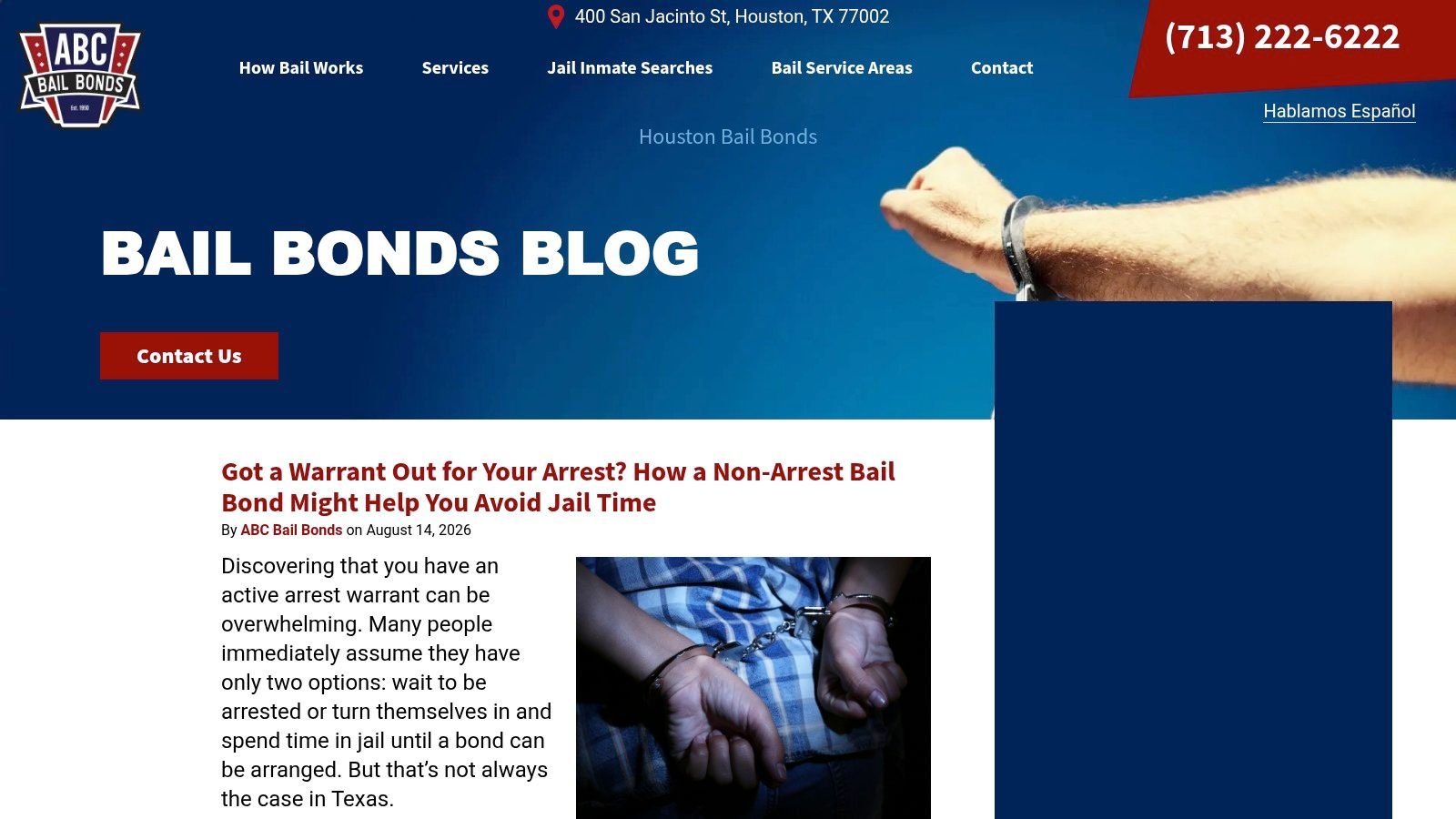 ABC Bail Bonds, Consumer Bail Bonds Blog