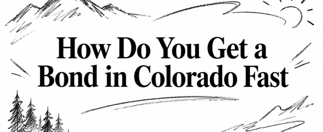 How Do You Get a Bond in Colorado Fast