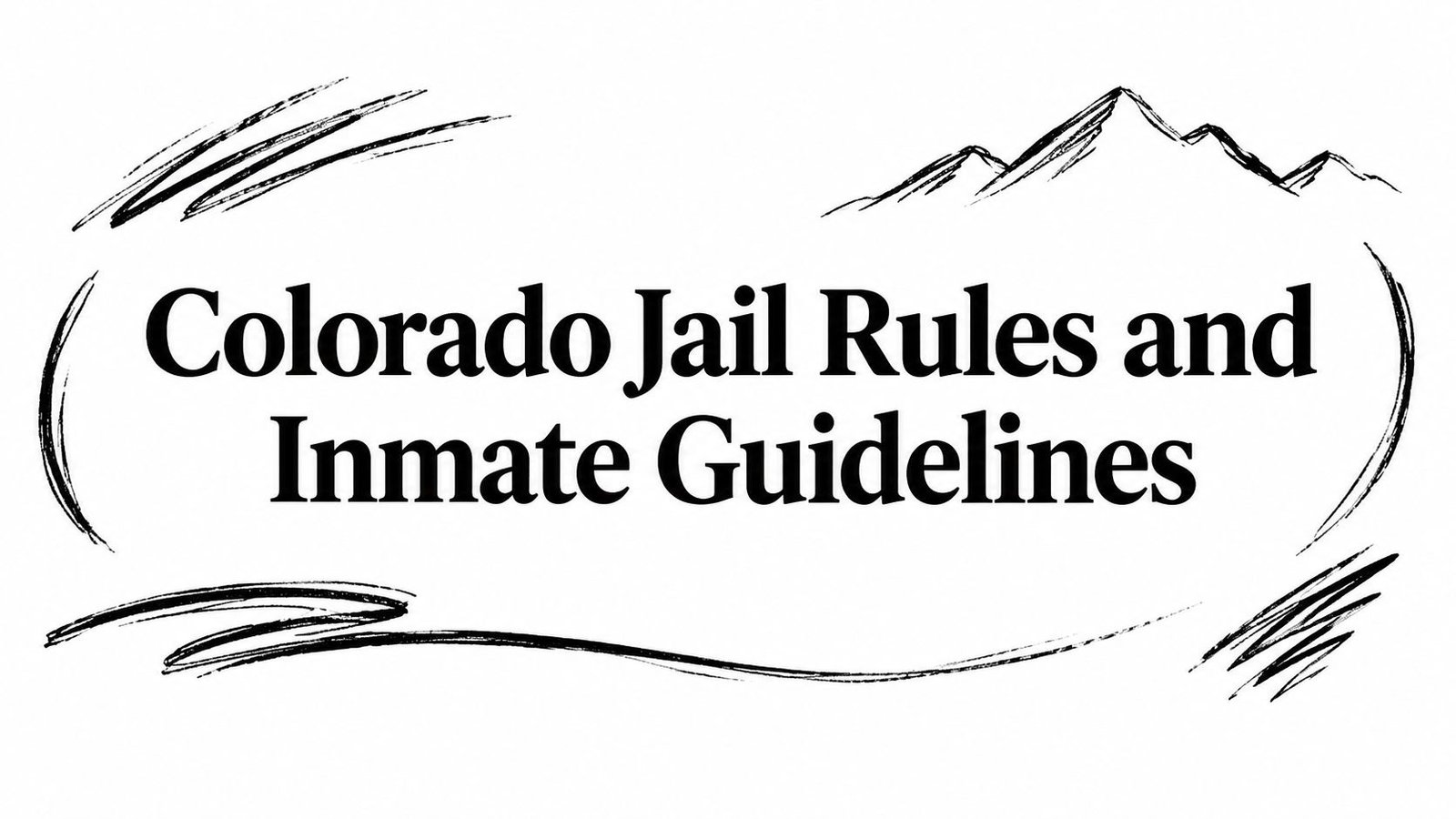 Colorado Jail Rules and Inmate Guidelines