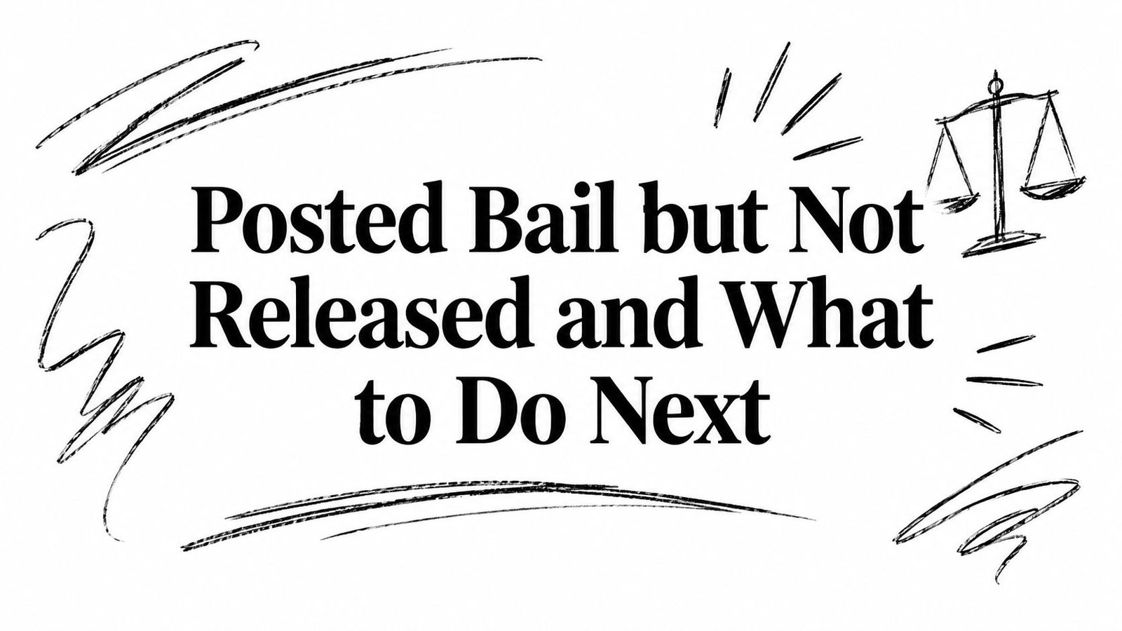 Posted Bail but Not Released and What to Do Next