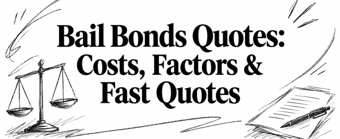 Bail Bonds Quotes: Costs, Factors & Fast Quotes