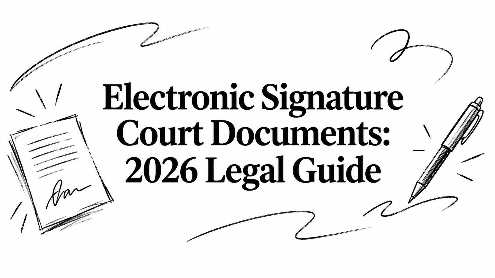 Electronic Signature Court Documents: 2026 Legal Guide