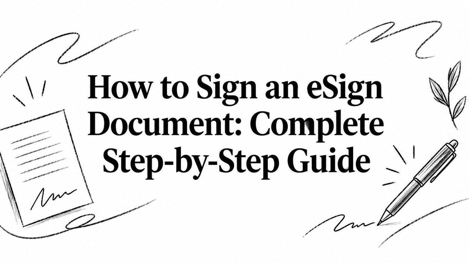 How to Sign an eSign Document: Complete Step-by-Step Guide