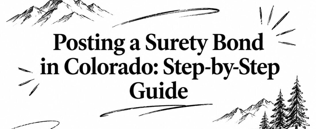Posting a Surety Bond in Colorado: Step-by-Step Guide