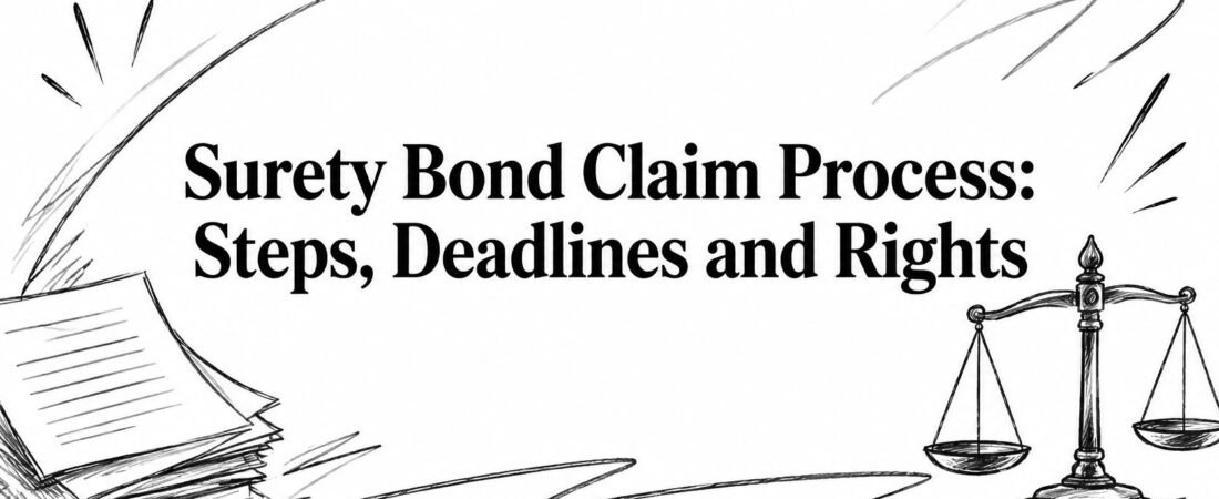 Surety Bond Claim Process: Steps, Deadlines and Rights
