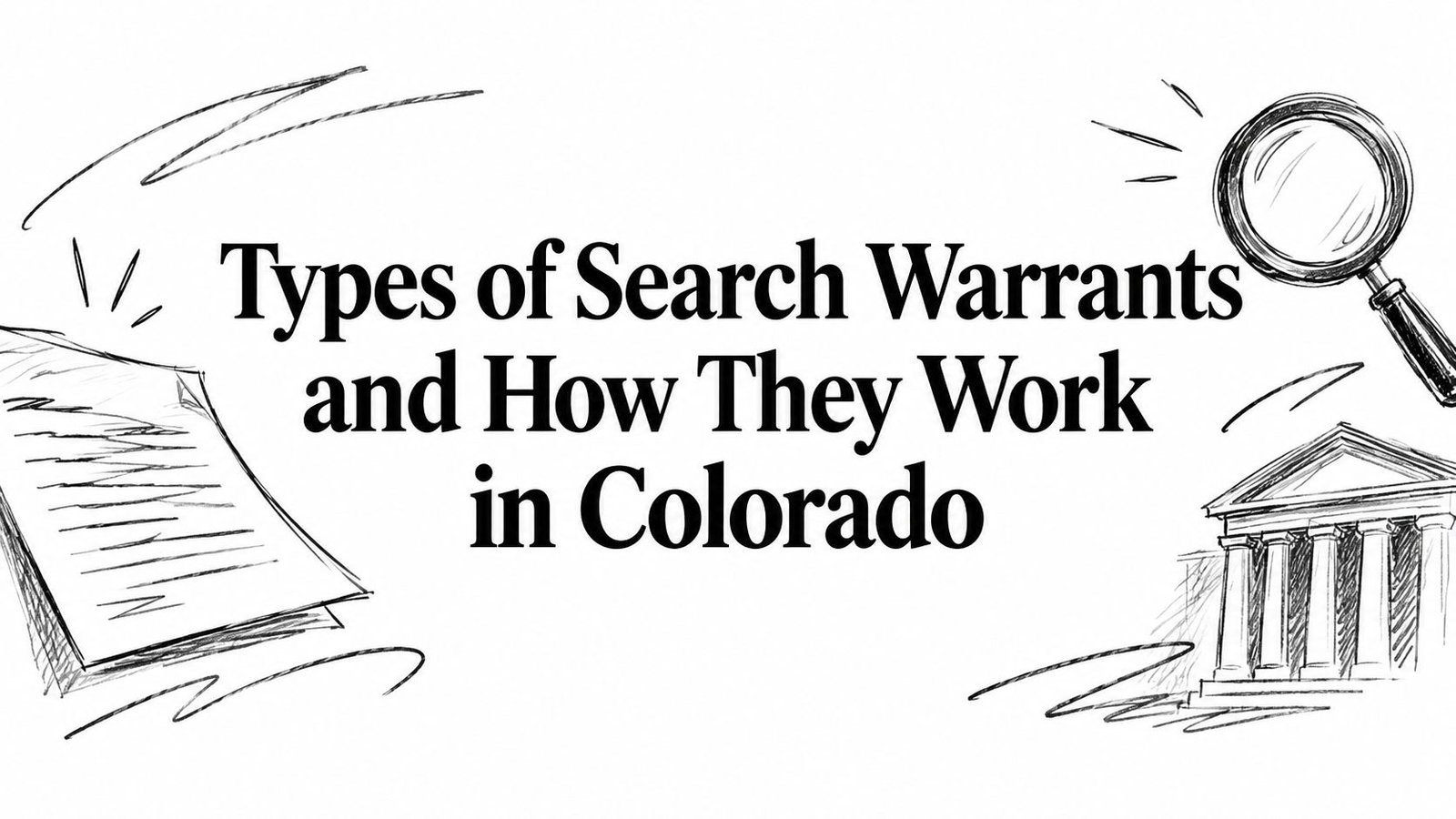 Types of Search Warrants and How They Work in Colorado